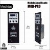 Modulo amplificador 400w Rms bluetooth/usb alta potencia