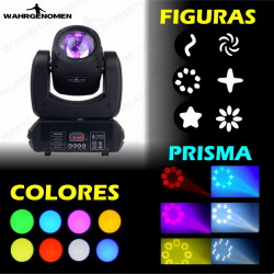 Set 4 Cabeza Movil Led Robotica Dj Spot Disco Dmx Con Bolsa