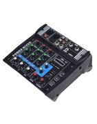 Mezcladora Amplificada 4 Canales Bluetooth Phantom Graba Usb