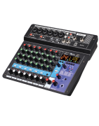 Mezcladora 7 Canales Pasiva Interfaz Grabar Con Efectos Bt