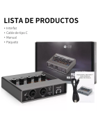 Interfaz De Audio Interface Para Grabacion Instrumento Usb