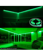 Tira De Led 5050 Verde Rollo 300 Leds Exterior De 5 Met...