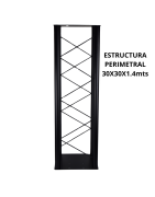 Estructura Perimetral Dj De 1.4mts 30x30 Para Iluminacion