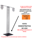 Base Estructura Dj Accesorio Soporte Para Luces Tipo Plato