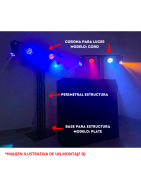 Base Estructura Dj Accesorio Soporte Para Luces Tipo Plato