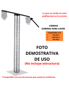 Accesorio Corona Estructura Soporte 15x15 Dj Iluminacion