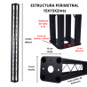 Estructura Perimetral Dj De 2 Metros 15x15 Para Iluminacion