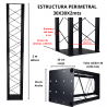 Estructura Perimetral Dj De 2mts 30x30 Para Iluminacion