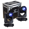 Par Cabezas Movil 9r Con Case Roboticas Beam Luz Disco Dmx