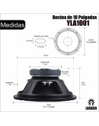 2 Bocinas De 10 Pulgadas Alta Potencia Para Line Array