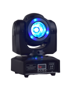 Par Cabezas Movil Robotica Dj Con Case Beam Dmx Aro Led Rgbw
