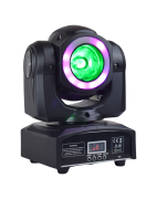 Par Cabezas Movil Robotica Dj Con Case Beam Dmx Aro Led Rgbw