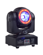 Par Cabezas Movil Robotica Dj Con Case Beam Dmx Aro Led Rgbw
