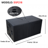 Subwoofer Amplificado Activo Sp-218 Doble De 18