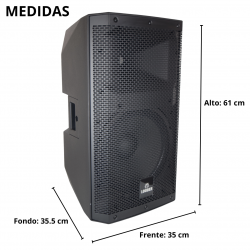 Bafle Bocina 12 Amplificado Dsp Alta Potencia Bluetooth