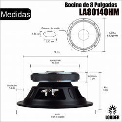 Dos Bocinas Bocina 8 Pulgadas 1000w Pmpo Line Array A 4...