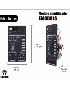 Modulo Amplificado 60w Rms Bocinas O Bafles Bluetooth Mp3