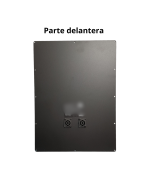 Tapa Metal 2 Conectores Speakon Lamina Para Armar Subwoofer