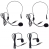 Set 2 Microfonos Diadema O Solapa Inalambricos Vhf