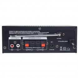 Amplificador Kit Paquete Perifoneo Trompeta Voceo Usb/sd/bt