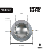 Diafragma De Repuesto Para Driver Agudo De 34mm 3pz