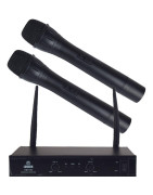 Micrófonos Louder Km113d Vhf Bidireccional Color Negro