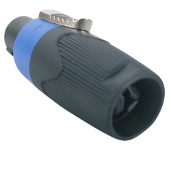 Plug Macho Speakon Tipo Neutrk 4 Vias Alta Calidad Cone...