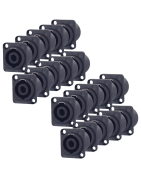 Conector Speakon Hembra Jack Tipo Neutrik 4pin cuadrado