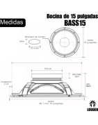 Subwoofer Bocina Woofer 15 Pulgadas Doble Bobina Spl