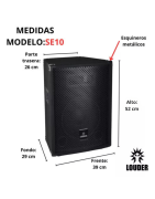 Bafle Profesional 10 Pulgadas Pasivo Madera Wahrgenomen