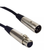 2 Cable 4 Metros Xlr Dmx Jack Canon A Macho Canon Micro...