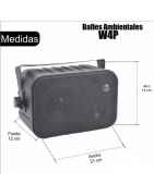 Par Bafles Ambientales Exterior Bocinas Sonido Ambienta...