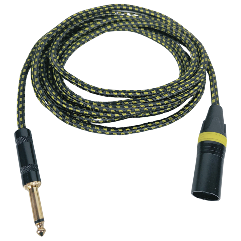 Cable De Plug 6.3 Mono A Canon Macho 3 Metros Louder