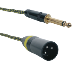 Cable De Plug 6.3 Mono A Canon Macho 6 Metros Louder