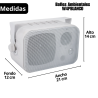 Par Bafles Ambientales Exterior Bocinas Sonido Ambienta...