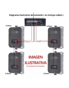 Amplificador Sonido Ambiental 4 Bafles Ambientales Boci...