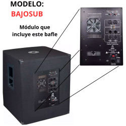 Subwoofer Bajo Amplifica Bocina De 18 Pulgadas Alta Potencia