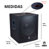 Subwoofer Bajo Amplifica Bocina De 18 Pulgadas Alta Potencia