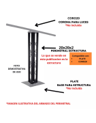 Estructura Perimetral Dj De 2 Metros 20x20 Para Iluminacion