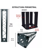 Kit Perimetral De 1 Metro 20x20 Para Iluminacion Dj