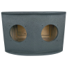 Cajon Triplay 14 Para Bala Agudo Negro Texturizado Balera