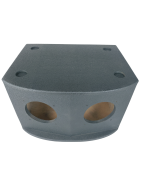 Cajon Triplay 14 Para Bala Agudo Negro Texturizado Balera