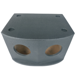 Cajon Triplay 14 Para Bala Agudo Negro Texturizado Balera