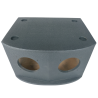 Cajon Triplay 14 Para Bala Agudo Negro Texturizado Balera