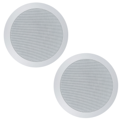 YCS03-5T Par De Bocina Plafon 5.25 PuLG Transformador 100v Ambiental
