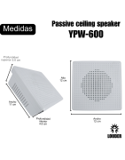 YPW-600  Bocina De Pared Ambiental 3 Pulgadas Transformador 100v