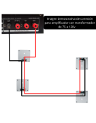 YPW-600  Bocina De Pared Ambiental 3 Pulgadas Transformador 100v