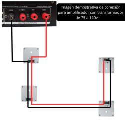 YPW-600  Bocina De Pared Ambiental 3 Pulgadas Transformador 100v