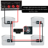 YSK-0104TSWH Bafle 4 Sonido Ambiental Interior Exterior C Transformador