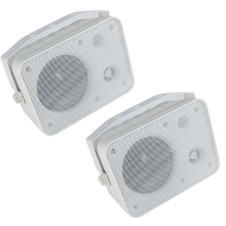 Par Bocinas Sonido Ambiental Interior Exterior Transformador